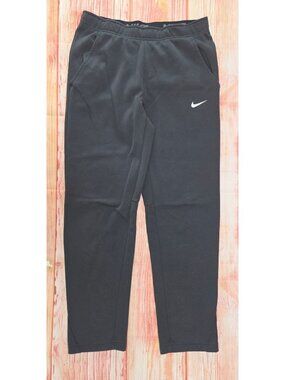 Nike Dri-FIT Black Jogger Sweatpants Small Elastic Waist Pockets